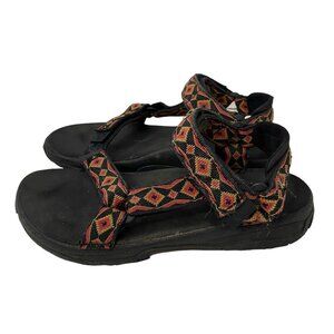 Teva Hurricane red sport sandals women water shoes outdoor hiking strappy 5